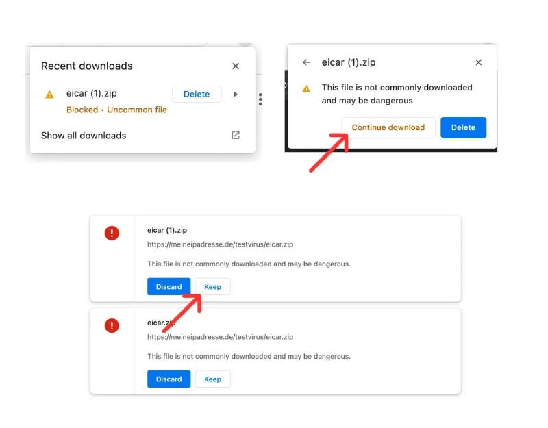 วิธีแก้ปัญหา Google Chrome ดาวน์โหลดไม่ได้